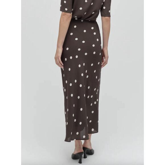 NEW FAVORITE DAUGHTER the favorite skirt in espresso polka dot - Picture 3 of 3